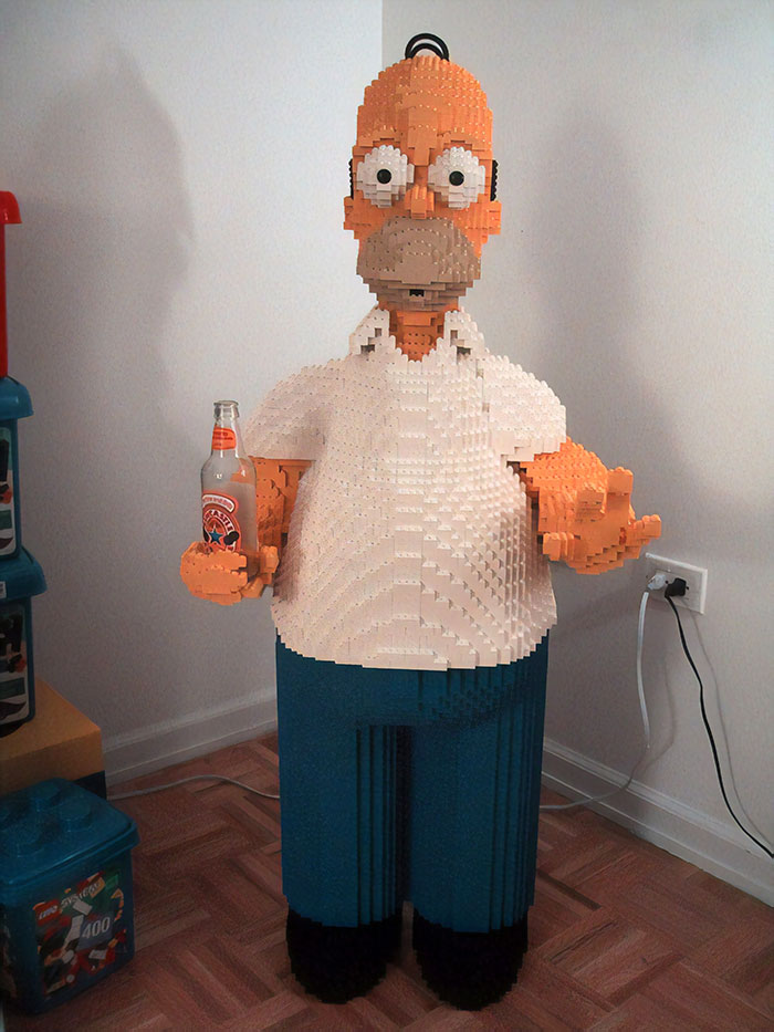 LEGO Homer Was My Personal Project