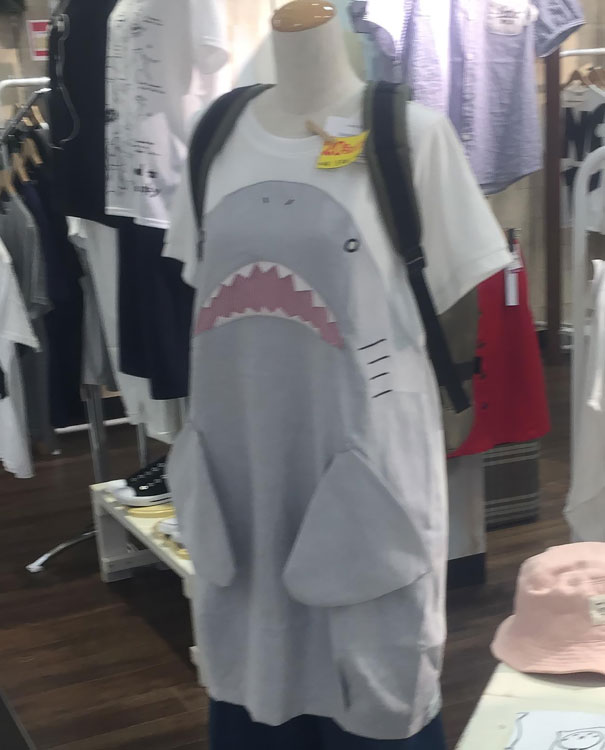 This Shark T-Shirt Has Pectoral Fin Pockets