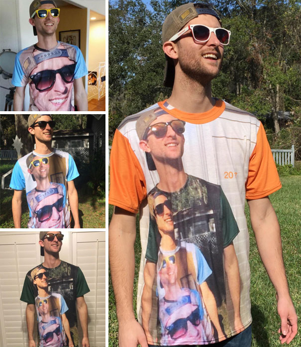 "Shirtception" - My Favorite Gift Every Year From My Brother. We're Now At Level 4