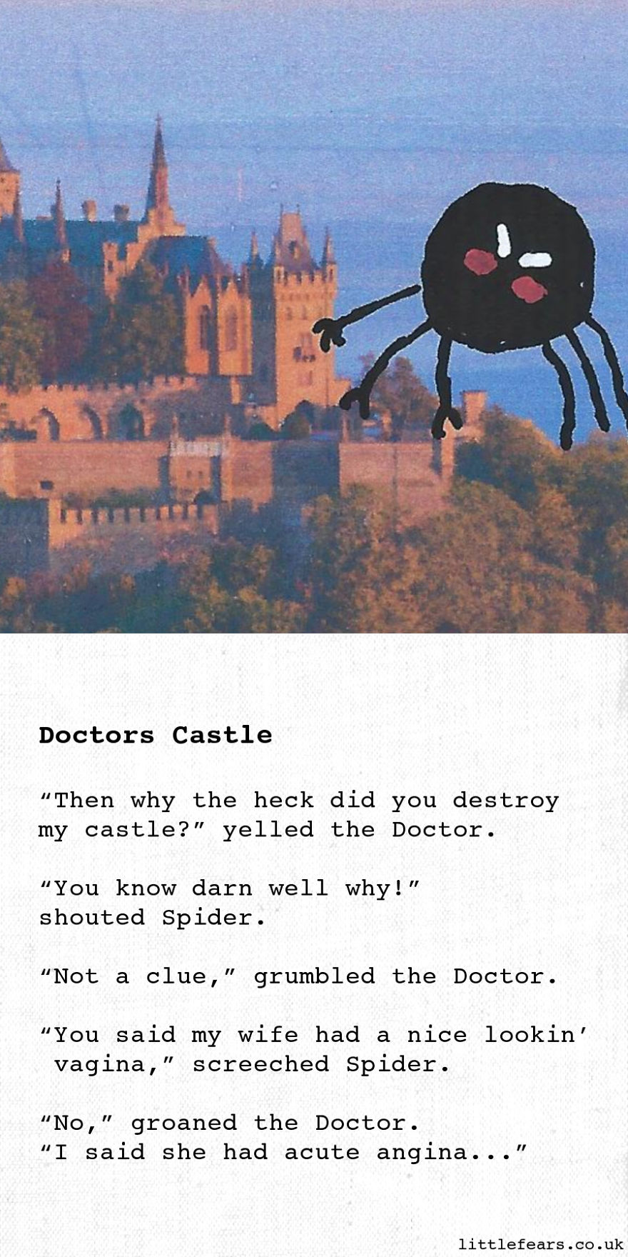9 Painfully Punishing Puns From Fearful Scribble Monsters