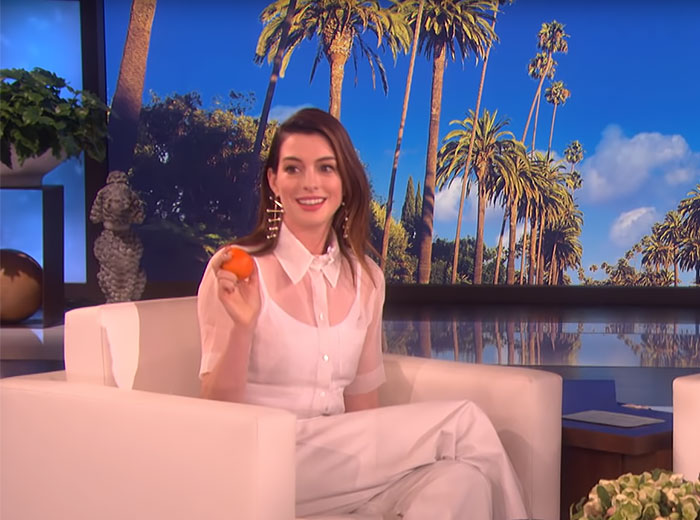 Anne Hathaway Pulls A Hilarious Prank On Ellen's Audience And Teaches Them A Lesson Not To Do Everything Celebrities Say