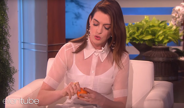 Anne Hathaway Pulls A Hilarious Prank On Ellen's Audience And Teaches Them A Lesson Not To Do Everything Celebrities Say