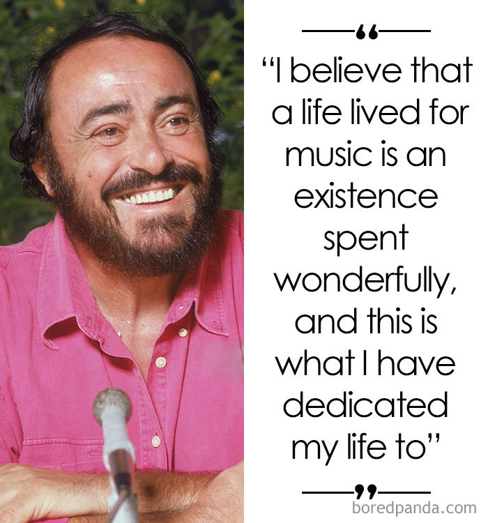 Italian Tenor Luciano Pavarotti (1935-2007)