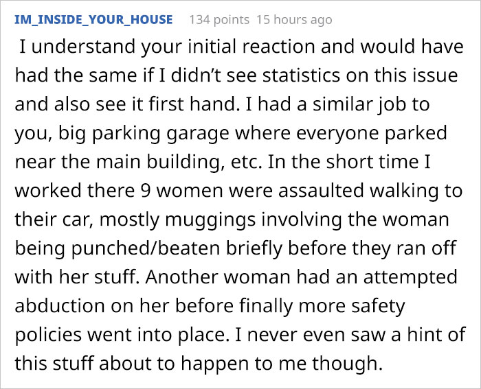 People Are Explaining Why "Female Only" Parking Spaces Exist After This Guy Points Out It's Not Equal