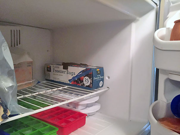 Not Sure The Wife Understands What Freezer Bags Are For
