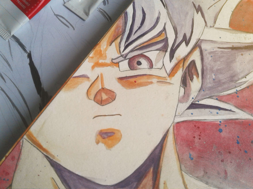 Goku Drawing That Took Only 2 Hours