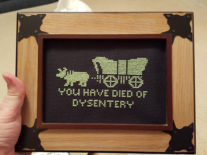My Wife Asked Me What I Wanted For Christmas, She's Crafty So I Told Her To Make Me Something. Couldn't Be Happier