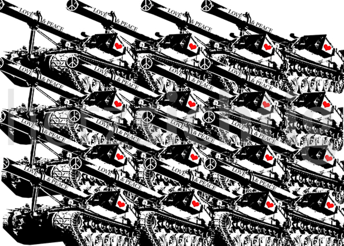 Make Love Not War – #streetart #digital Make Love Not War – #streetart #digital