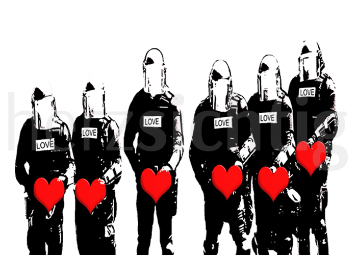 Make Love Not War – #streetart #digital Make Love Not War – #streetart #digital