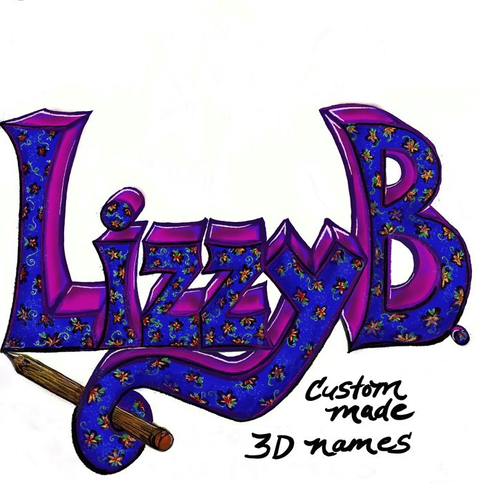 I Create Custom Made 3D Names For Children, To Help Them Feel Unique And Confident.