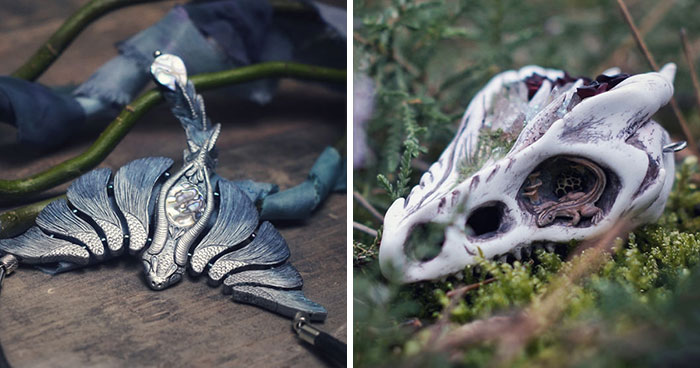 I Make Fantasy-Inspired Jewelry And Dragons Are One Of My Favorites