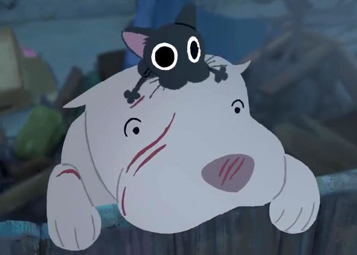 Pixar hace llorar a la gente con «Kitbull», un corto sobre la amistad entre un pitbull maltratado y un gatito abandonado