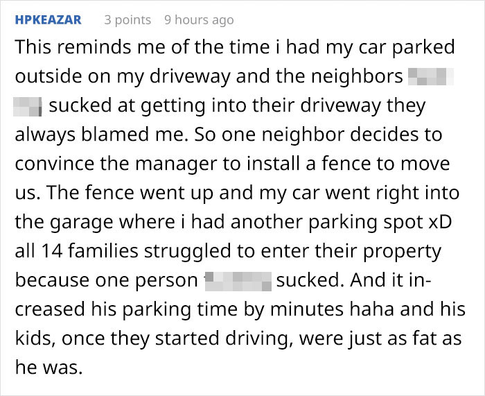 Neighbors Kept Running Over This Family's Fence, So Dad Replaces It With Concrete And Wrecks 8 Of Their Cars