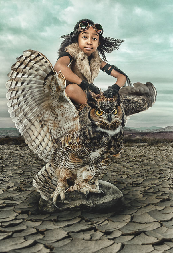 The Fantasies Of Childhood: My Portrait Series Of A Inexistant World