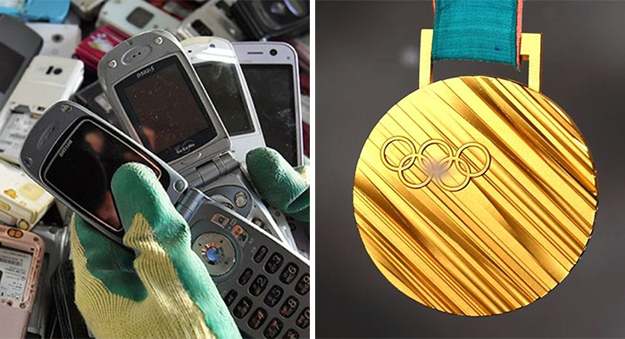 Japan Turns Old Electronic Into Olympic Medals