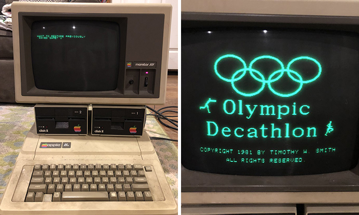 Man Finds A Computer That He Used 35 Years Ago, And It Sill Has A Game He Saved