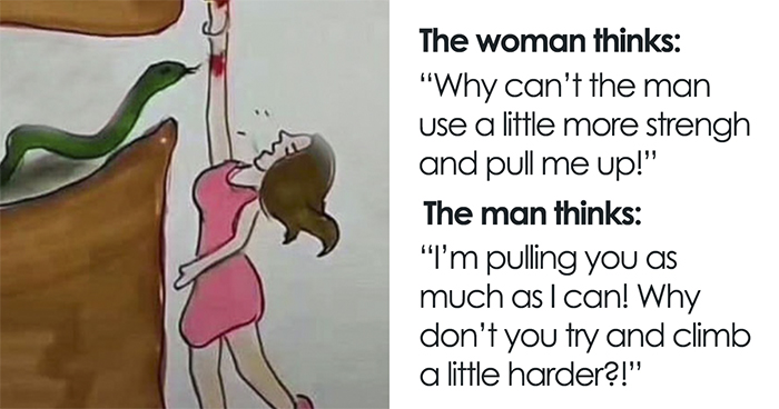 Someone Explains Why Couples Often Don’t Understand Each Other In One Simple Illustration