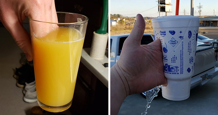 Someone On Twitter Asks ‘What’s The Worst Way To Hold Your Drink’ And Here Are 30 Of The Best Responses