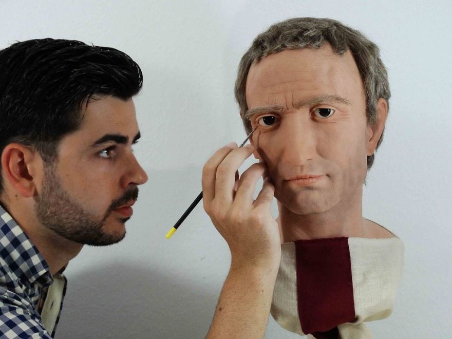Spanish Artist Recreates Famous Roman Emperors Through His Realistic Sculptures