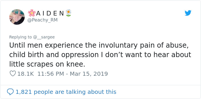 Man Says Women Should Stop Complaining About Period Pain Unless They Know What A Scraped Knee Pain Feels Like, Gets Shut Down