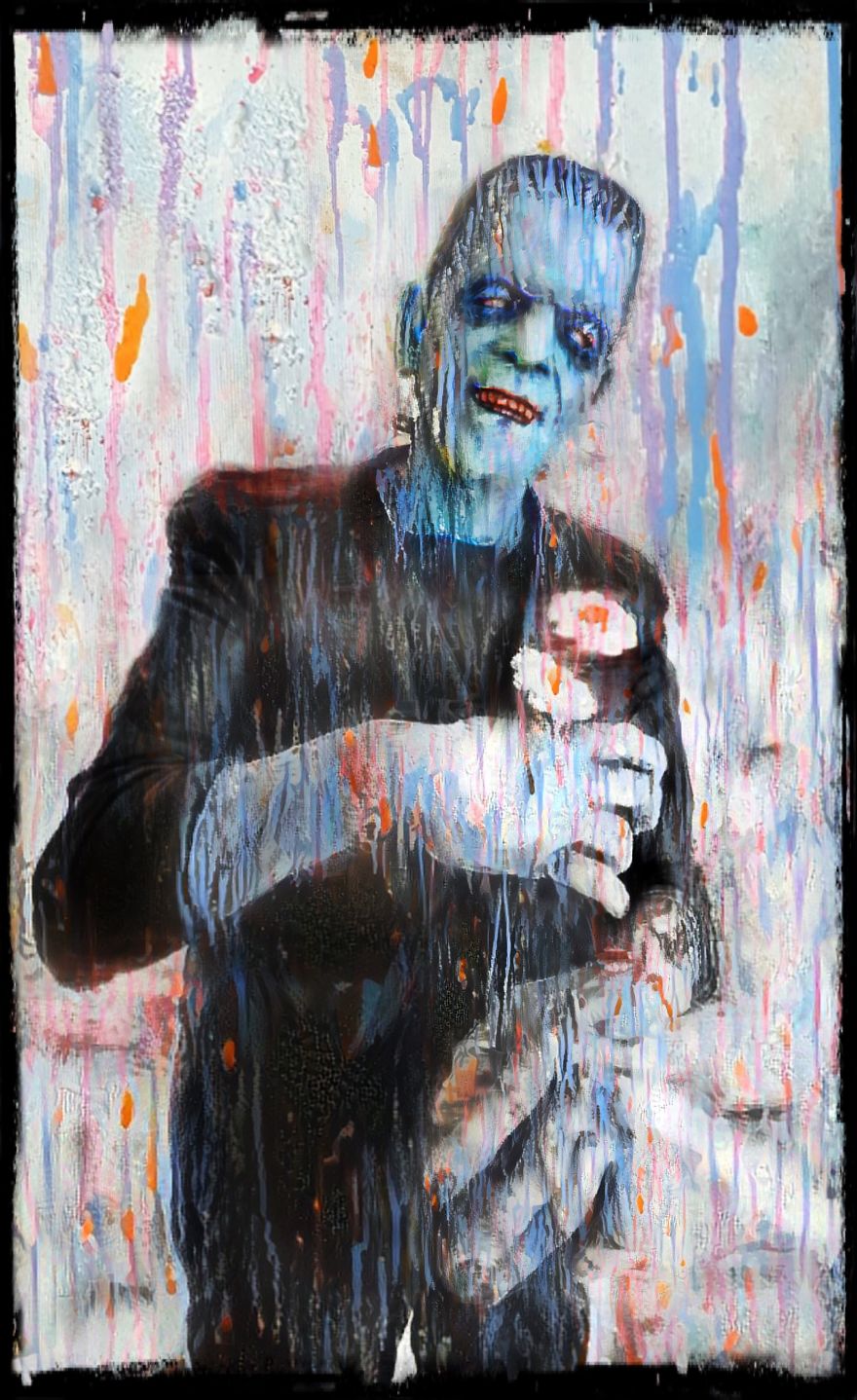 I Do Neural Network Art Of Images I Find Online.