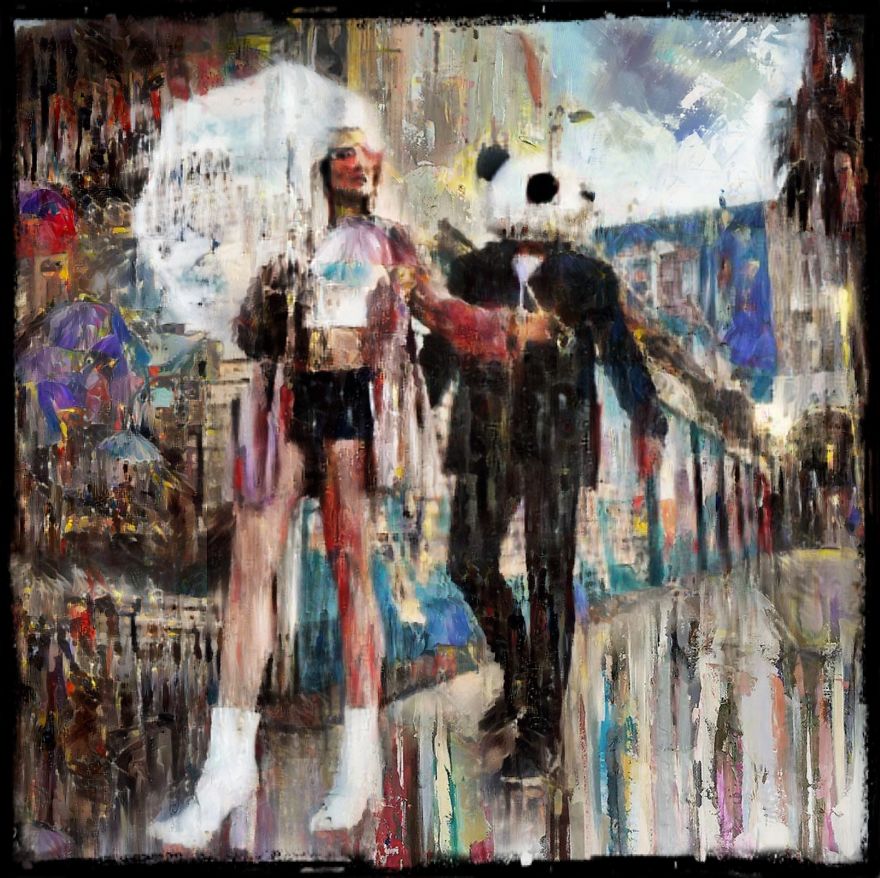 I Do Neural Network Art Of Images I Find Online.