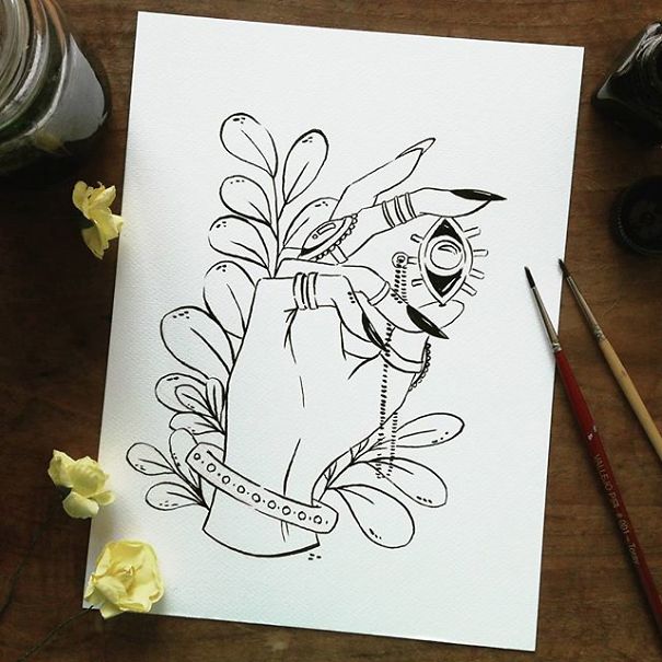 I Create Magical And Whimsical Ink Illustrations (30 Pics)