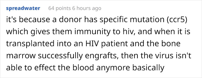 Second Patient In History Has Been Cured Of HIV