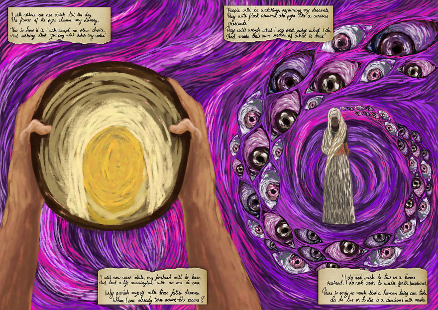 Sati - Van Gogh Style Sati - Van Gogh Style