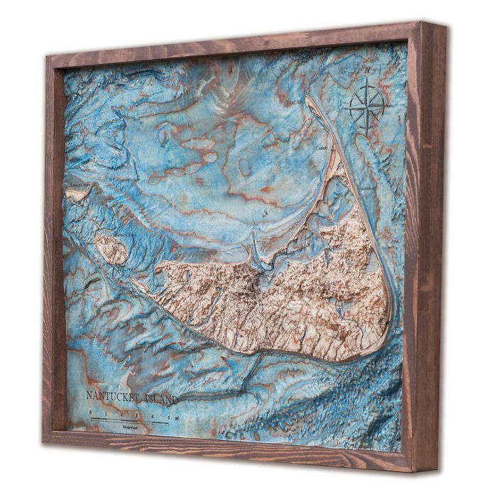 I Cut 3D Maps In Wood To Show How Incredibly Beautiful Our Planet Is
