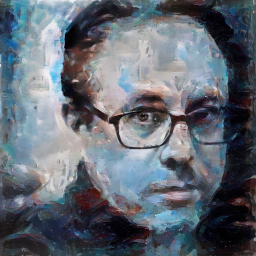 I Do Neural Network Art Of Images I Find Online.