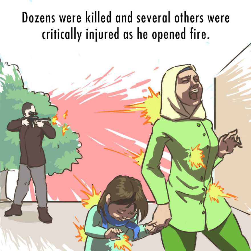 I Made A Comic To Spread Awareness About The Christchurch Shooting Incident