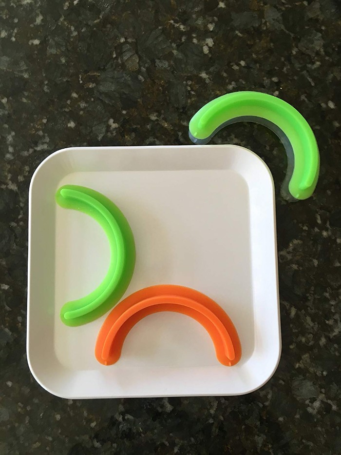 Food Cubby 2-Pack Plate Divider/Food Separator - Green