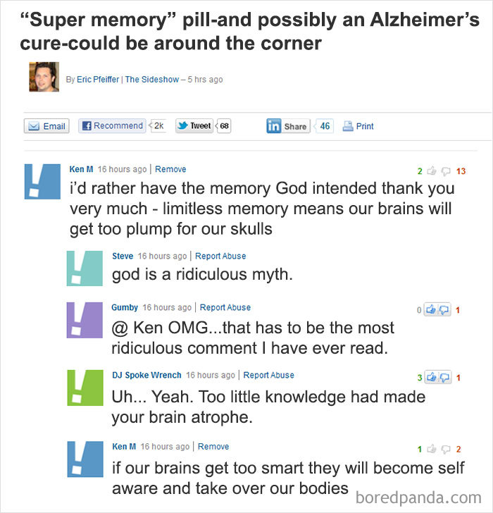 30 Hilarious Intentionally Stupid Comments By Ken M | Bored Panda