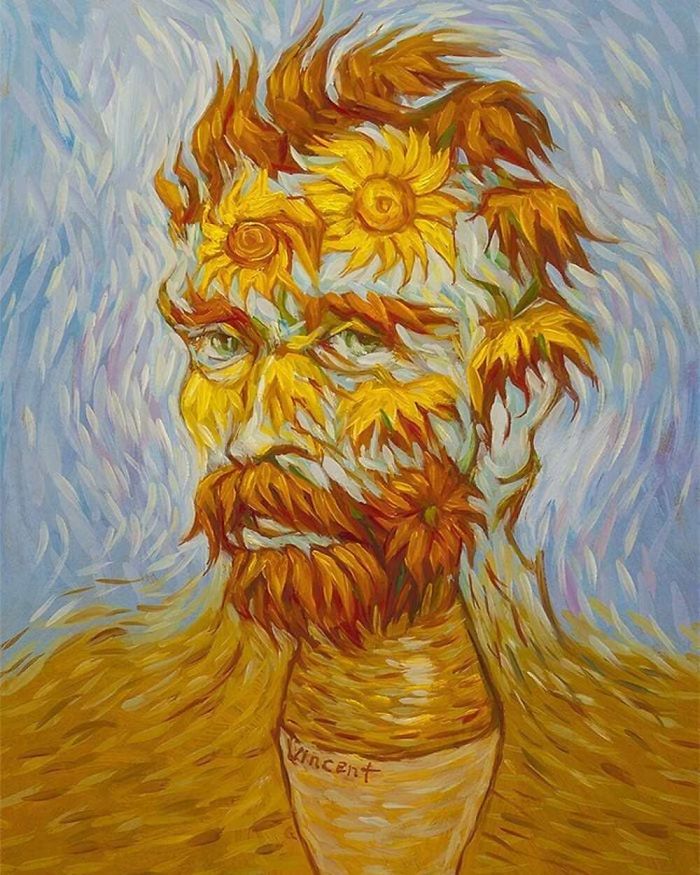 Vincent Van Gogh "Sunflowers"