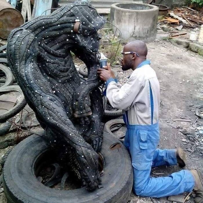 Art From Tyres!