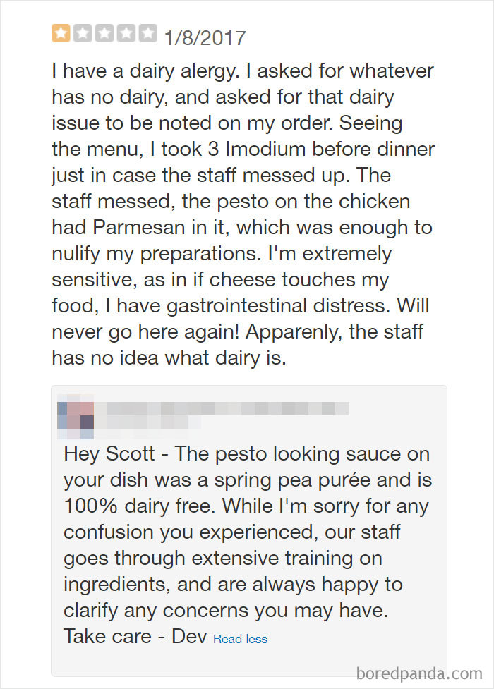 Casually Browsing Reviews For Dinner When...