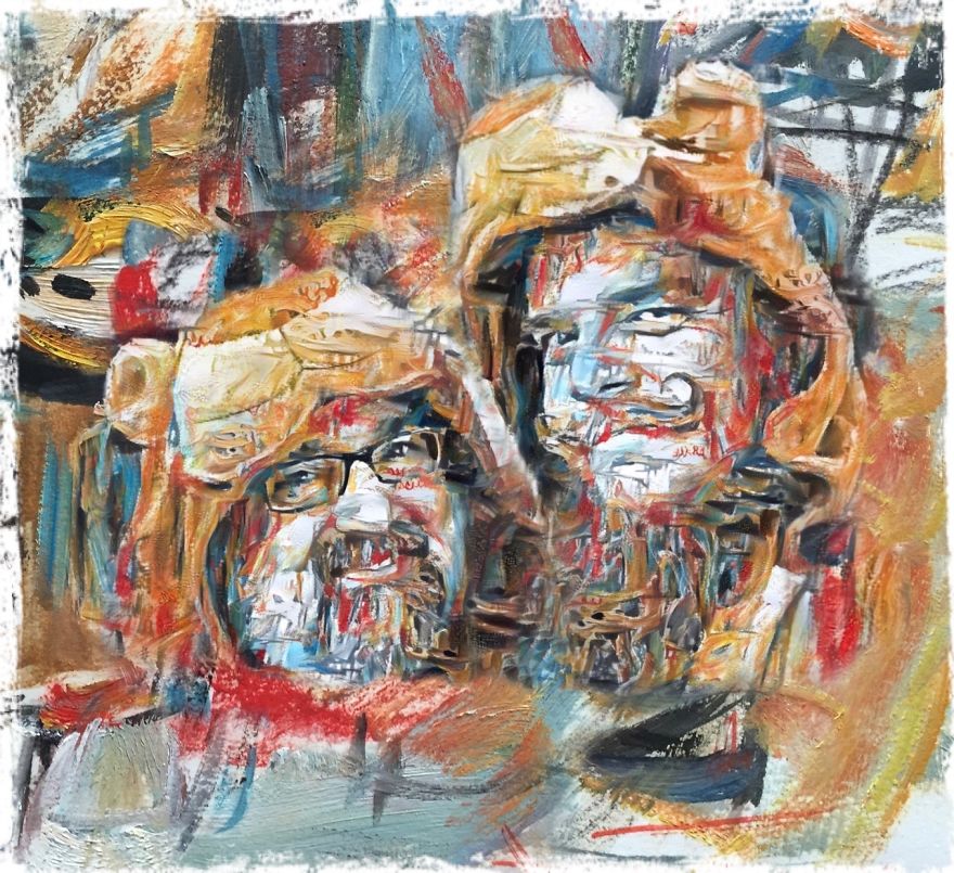 I Do Neural Network Art Of Images I Find Online.