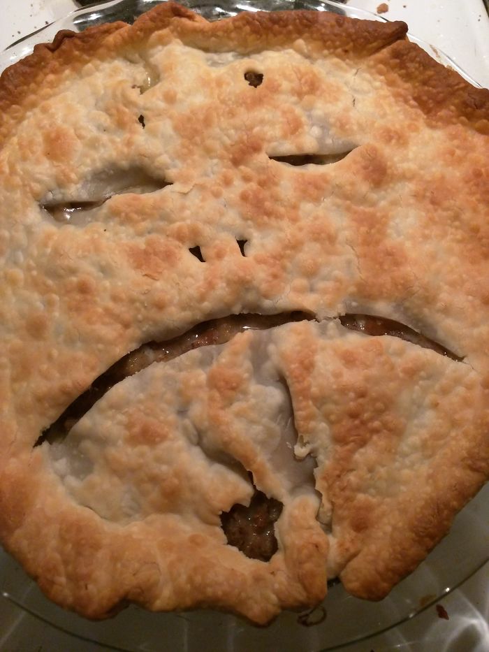 When I Ask My Husband To Cut Vents In The Turkey Pot Pie