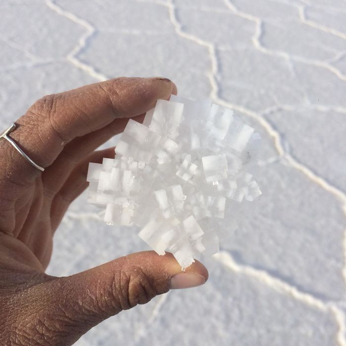 A Salt Crystal I Found At Salar De Uyuni