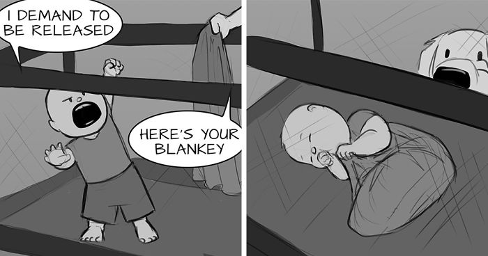 Father Illustrates The Friendship Between His Baby And Their Dog (30 New Comics)