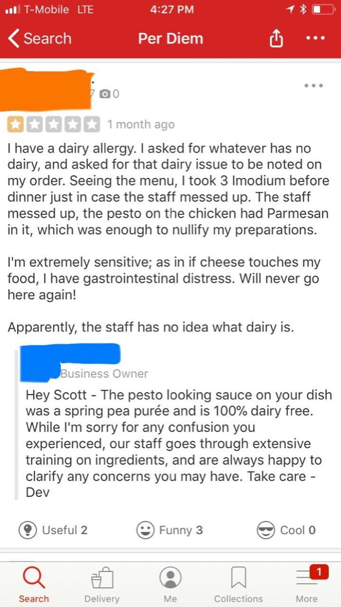 Casually Browsing Reviews For Dinner When...