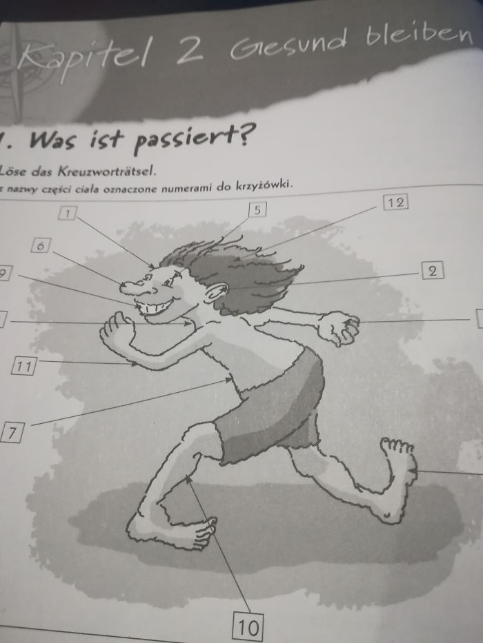 En el libro de texto de alemán