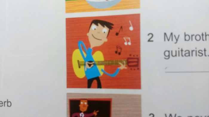 This Picture In My English Textbook