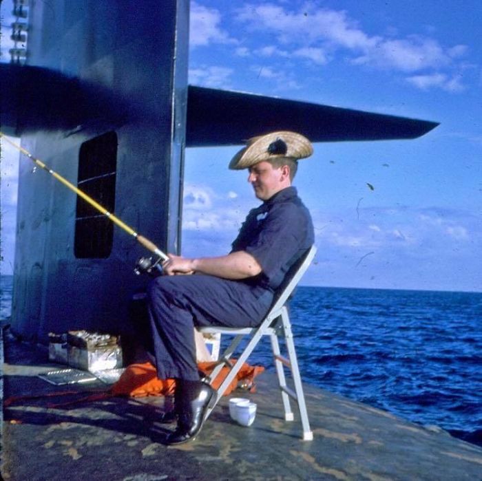 Mi padre pescando en un submarino nuclear, 1966