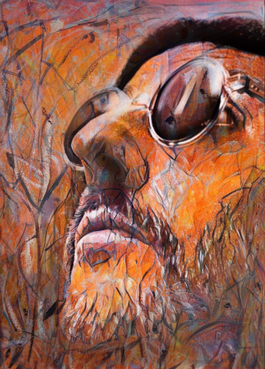 I Do Neural Network Art Of Images I Find Online.
