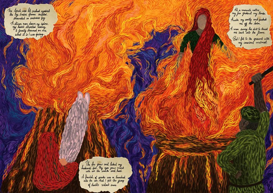 Sati - Van Gogh Style Sati - Van Gogh Style