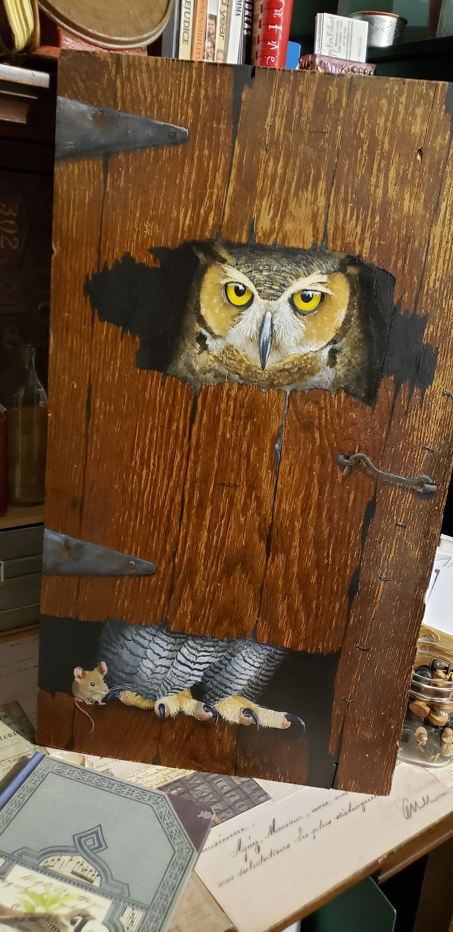 An Owl And His Friend...