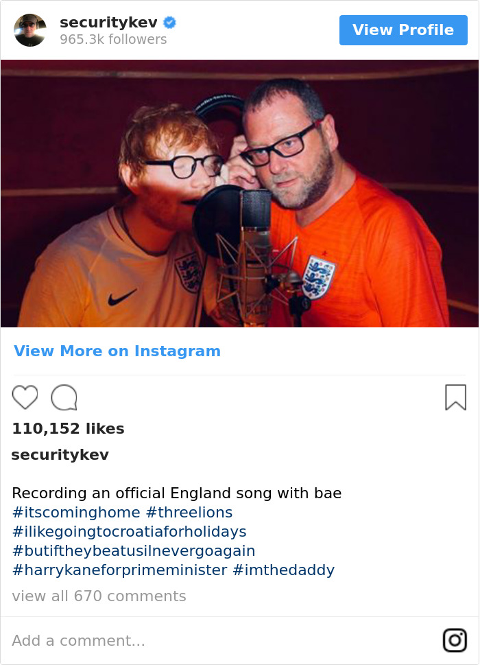 Recording An Official England Song With Bae #itscominghome #threelions #ilikegoingtocroatiaforholidays #butiftheybeatusilnevergoagain #harrykaneforprimeminister #imthedaddy