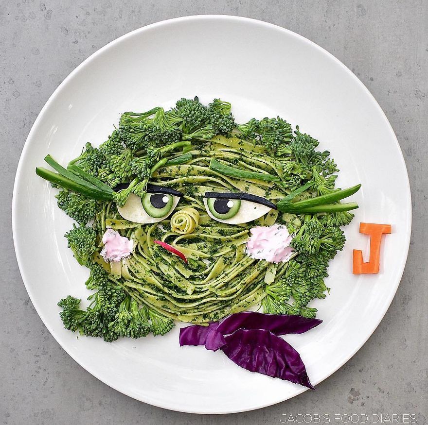 To Make My Son Eat Healthy Food, I Turn It Into His Favorite Cartoons